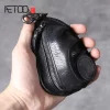 R1031 AETOO Retro Cowhide Key Case: Key & Coin Purse
