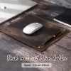 RA72C ORAS Genuine Leather Mouse Pad